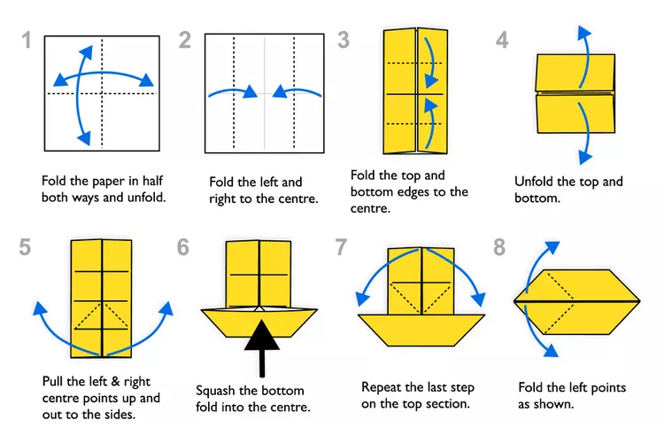 Cách Gấp Cá Origami Sáng tạo từ những nếp gấp đơn giản