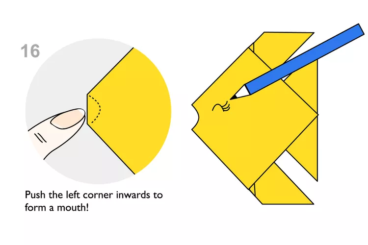 Cách Gấp Cá Origami Sáng tạo từ những nếp gấp đơn giản