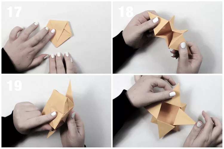 Hướng dẫn cách gấp hộp sao origami chi tiết đơn giản 
