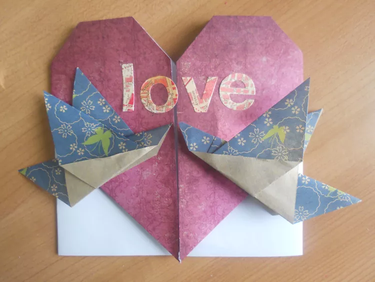 10 Ý Tưởng Tạo Thiệp Chúc Mừng Với Nghệ Thuật Gấp Giấy Origami 