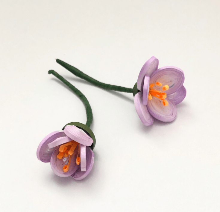 Hướng dẫn làm cành hoa bằng nghệ thuật quilling Bạn có biết rằng từ những dải giấy mỏng manh, chúng ta có thể tạo ra những tác phẩm nghệ thuật đầy tinh tế và sống động nhờ nghệ thuật quilling – xếp giấy. Đây không chỉ đơn thuần là một hoạt động thủ công, mà còn là cách để bạn thỏa sức sáng tạo, rèn luyện sự khéo léo và mang lại cảm giác thư thái sau những giờ làm việc căng thẳng. Với quilling, việc biến những dải giấy đầy màu sắc thành những cành hoa xinh đẹp không còn là điều khó khăn. Dù bạn là người mới bắt đầu hay đã quen thuộc với nghệ thuật này, bài viết dưới đây sẽ hướng dẫn bạn từng bước chi tiết để làm cành hoa xinh đẹp bằng nghệ thuật quilling độc đáo. Cùng khám phá và trải nghiệm cảm giác tự tay làm nên những sản phẩm handmade ấn tượng nhé! Chuẩn bị vật liệu và dụng cụ Giấy quilling màu trắng mỏng, kích thước 1/16” hoặc 1/8” tùy theo kích thước hoa mong muốn. Dụng cụ cuộn giấy quilling. Kéo, keo dán và băng dính hoa. Dây thép để làm thân cây. Bộ màu nước và cọ nhỏ, bạn có thể chọn những màu nước cơ bản trẻ em hay dùng. Hướng dẫn làm cành hoa xinh đẹp bằng nghệ thuật quilling Bước 1: Làm cánh hoa Dán hai dải giấy dài 17 inch vào nhau để tạo thành một dải giấy dài. Sử dụng dụng cụ cuộn giấy để cuộn dải giấy dài thành hình xoắn. Sau khi cuộn xong, nhẹ nhàng tháo cuộn giấy khỏi dụng cụ mà không cần dùng keo. Giữ phần cuộn giấy vừa tháo ra, để nó bung nhẹ ở giữa, sau đó dùng tay nén nhẹ hai bên để tạo hình bầu dục rồi dán keo cố định vào một phần ba của dải giấy để giữ cánh hoa. Lặp lại quy trình này để tiếp tục làm 6 cánh hoa cho mỗi bông. Bước 2:. Tô màu cho cánh hoa bằng màu nước Đầu tiên, sử dụng một chiếc cọ nhỏ đã chuẩn bị từ trước, quét một lớp nước sạch lên phần mép ngoài và đầu cánh hoa để tạo bề mặt ẩm. Nhẹ nhàng pha màu nước tím (hoặc màu bạn yêu thích) và quét lên vùng đã làm ướt, lớp màu sẽ lan đều tạo hiệu ứng loang rất tự nhiên. Lớp keo đã dán ở bước 1 sẽ giúp sơn không bị dính vào phần dưới của hoa. Sau khi sơn cả 2 mặt thì để cánh hoa sang một bên cho khô hoàn toàn. Bước 3: Gắn cánh hoa thành hình bông hoa Sau khi bông hoa đã khô lớp màu thì tiếp tục dán 3 cánh hoa đầu tiên với nhau trên một tấm giấy sáp. Khi keo khô, đặt chúng vào khuôn để tạo hình dáng cong tự nhiên. Dán thêm 3 cánh hoa còn lại vào bên ngoài để tạo thành bông hoa hoàn chỉnh, giống như hoa nghệ tây đang nở. Bước 4: Làm nhị hoa Trong lúc chờ hoa khô thì chúng ta sẽ tiếp tục bắt tay vào làm nhị hoa màu cam ở giữa. Sử dụng dải giấy màu cam mỏng 1/16” rồi cuộn từng đoạn giấy vài vòng, dán keo để cố định, và véo nhẹ tạo hình dẹt. Mỗi bông hoa cần khoảng 6 nhị hoa với chiều cao khác nhau. Sau khi hoàn thành, dán nhị hoa vào giữa bông hoa sao cho chúng đứng thẳng. Bước 5. Làm thân cây và hoàn thiện Bạn có đã thể hoàn thành bông hoa nghệ tây tại bước 4, nhưng nếu bạn muốn tạo đêm điểm nhấn cho bông hoa có thể làm thêm một số thân cây theo các bước sau: Dùng dây thép bọc băng dính hoa để tạo thành thân cây. Dán bông hoa vào đầu dây thép và cố định lá (nếu có) để hoàn thiện cành hoa. Những ý tưởng sáng tạo khi làm cành hoa bằng nghệ thuật quilling Ngoài việc tạo ra một cành hoa bằng nghệ thuật quilling đơn giản, bạn cũng có thể thử thêm một số sáng tạo để sản phẩm trở nên độc đáo hơn: Ngoài hoa nghệ tây, bạn có thể thử nghiệm với các loài hoa khác như hoa hồng, hoa hướng dương, hoa sen hoặc thậm chí các loài hoa tưởng tượng do bạn tự thiết kế. Tô màu gradient: Sử dụng màu nước để tạo hiệu ứng màu chuyển đổi từ đậm sang nhạt, làm cho cánh hoa có vẻ tự nhiên hơn. Thêm họa tiết: Dùng bút vẽ hoặc màu nước để vẽ thêm đường gân, họa tiết nhỏ lên cánh hoa, tạo cảm giác thật và chi tiết hơn. Trang trí thêm với lá và thân cây: Làm các loại lá khác nhau bằng giấy quilling hoặc thử nghiệm với dây kim tuyến để tạo hiệu ứng độc đáo. Bọc dây thép bằng băng dính hoa có màu sắc tương phản hoặc bọc thêm dây ruy băng để làm thân cây thêm phần đặc biệt. Làm đèn hoa giấy: Đặt các bông hoa quilling quanh đèn LED nhỏ để tạo nên những chiếc đèn ngủ hoặc đèn trang trí lung linh. Những bông hoa nghệ tây nhỏ nhắn, với cánh hoa mỏng manh được tô màu sắc sống động, sẽ là điểm nhấn hoàn hảo cho khung ảnh, thiệp handmade, hoặc trang trí không gian sống. Hy vọng rằng hướng dẫn này sẽ truyền cảm hứng để bạn sáng tạo thêm nhiều tác phẩm quilling đẹp mắt và độc đáo hơn nữa!